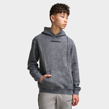 Hoodrich Chandail à capuchon ample pour junior / Asphalt