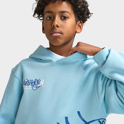 Hoodrich Climb chandail à capuchon ample pour junior / Bleu ciel