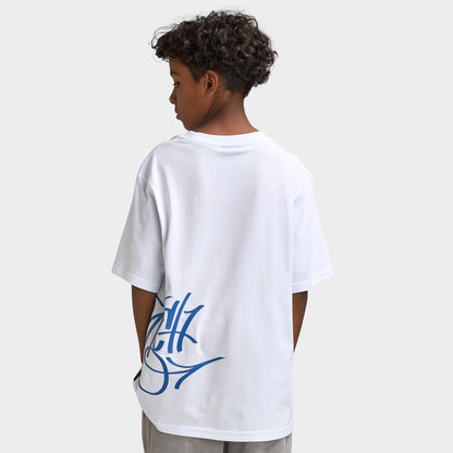Hoodrich Juniors' Climb Oversized T-Shirt / White