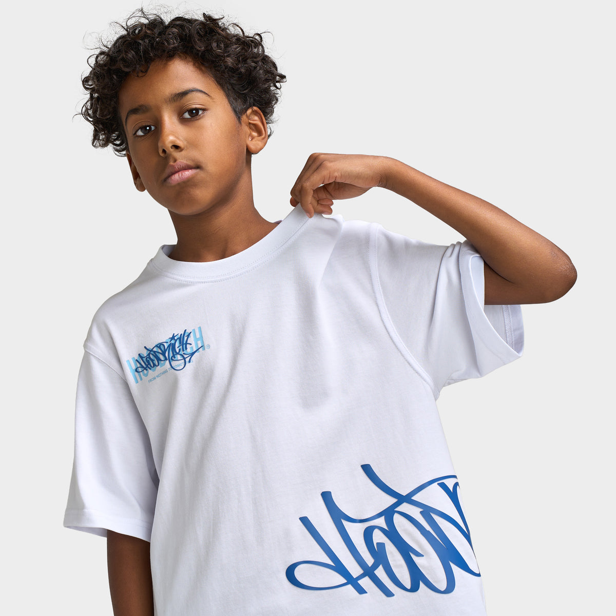 Hoodrich Juniors' Climb Oversized T-Shirt / White
