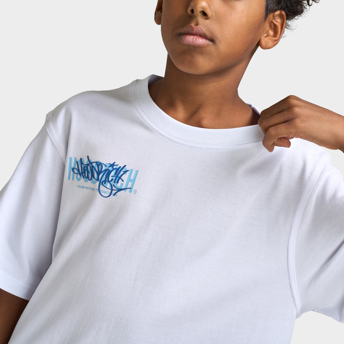 Hoodrich Juniors' Climb Oversized T-Shirt / White
