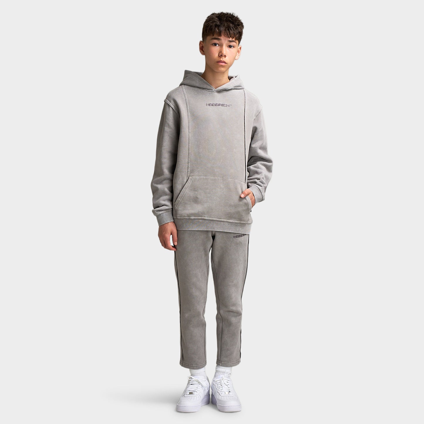 Hoodrich Junior Boys' Corrode Oversized Joggers / Silent Storm