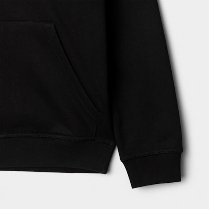 Hoodrich Junior Boys' Certify V2 Pullover Hoodie Black / White - Quiet Grey