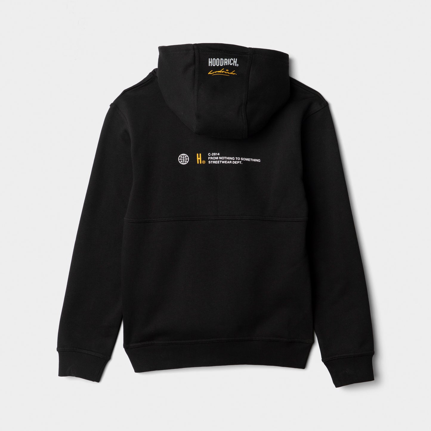 Hoodrich Junior Boys' Certify V2 Pullover Hoodie Black / White - Quiet Grey