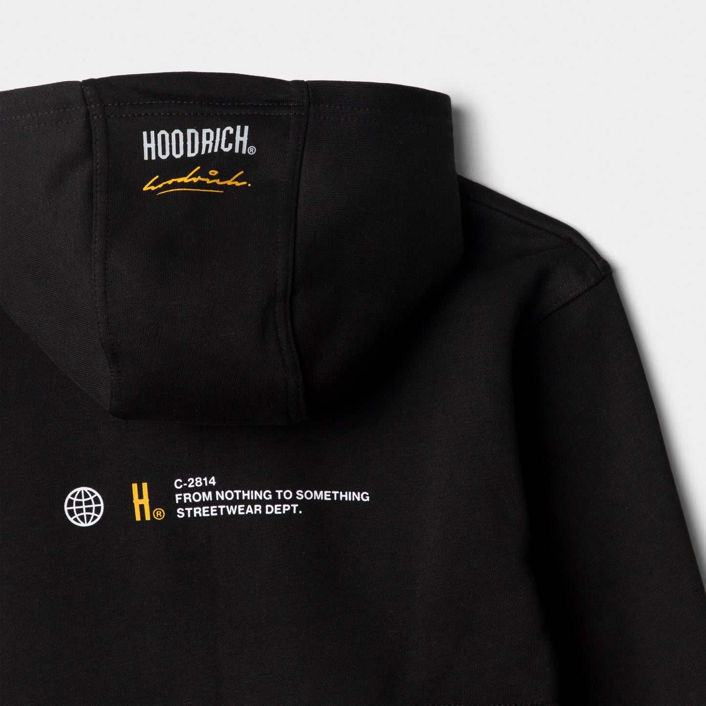 Hoodrich Junior Boys' Certify V2 Pullover Hoodie Black / White - Quiet Grey