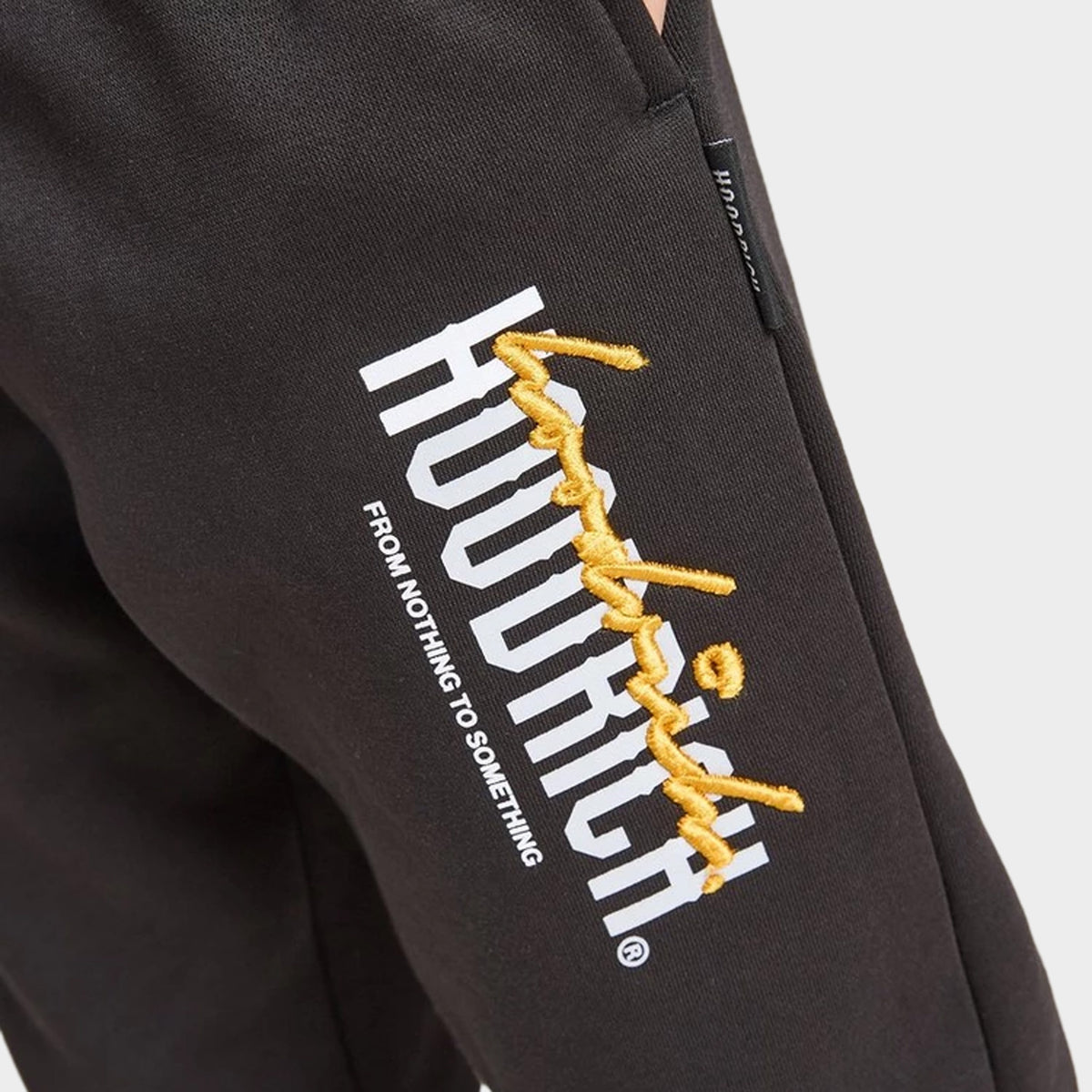Hoodrich Junior Boys' Certify V2 Joggers  Black / White - Quiet Grey