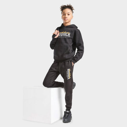 Hoodrich Junior Boys' Certify V2 Joggers  Black / White - Quiet Grey