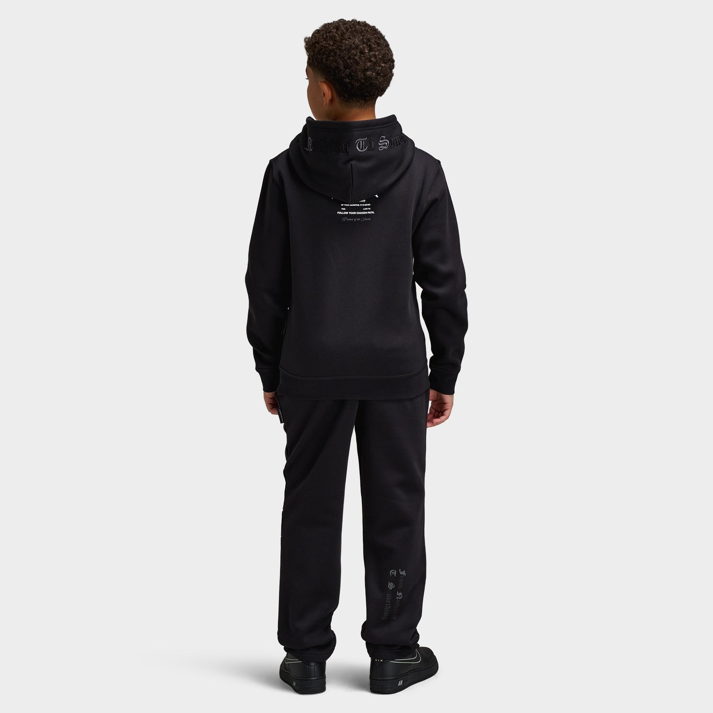 Hoodrich Juniors' Dark Lightning Fullzip Hoodie / Black