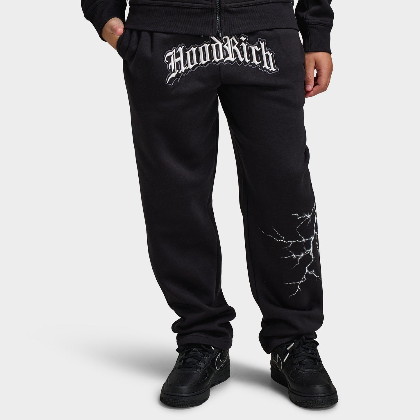 Hoodrich Juniors' Dark Lightning Open Hem / Black