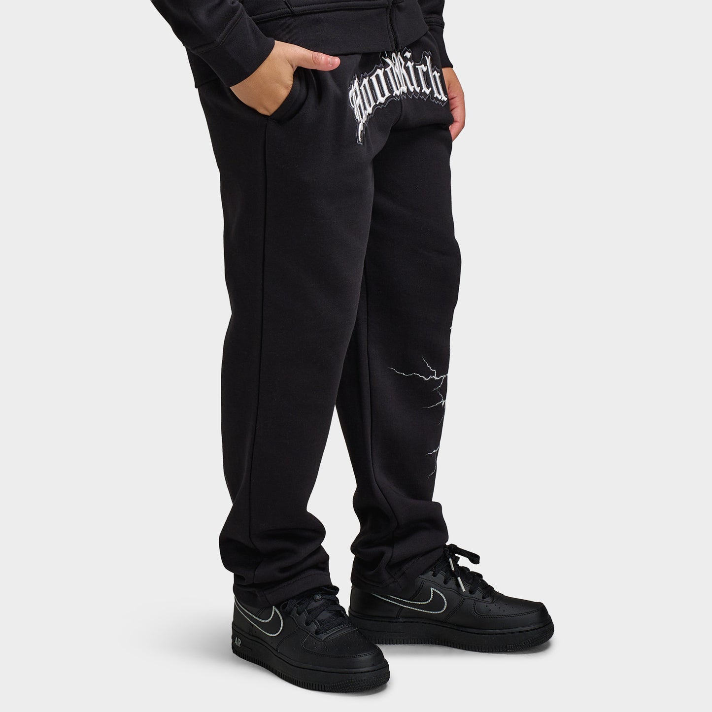 Hoodrich Juniors' Dark Lightning Open Hem / Black