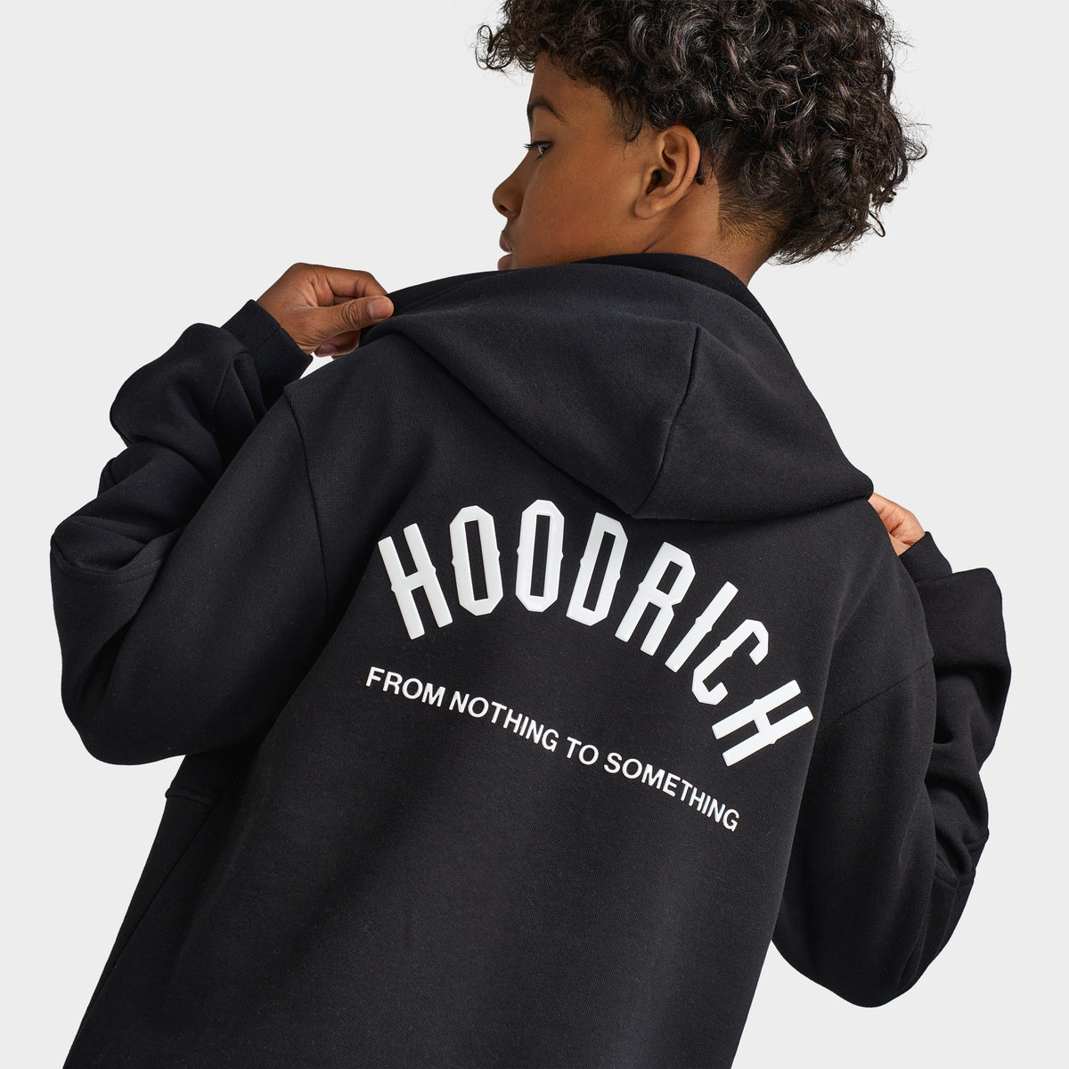 Hoodrich Junior Drax Chandail à Capuchon Surdimensionné / Noir