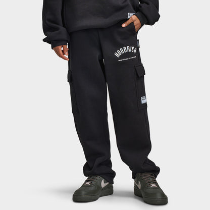 Hoodrich Junior Drax Pantalon de jogging Surdimensionné à Ourlet Ouvert / Noir