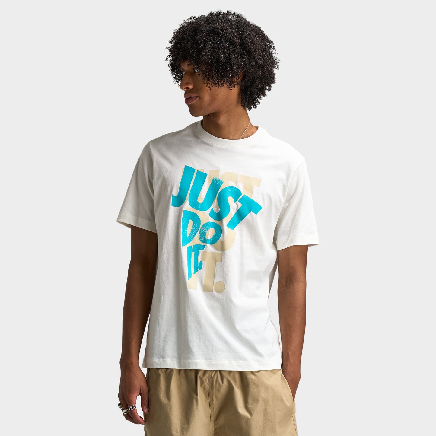 Nike Sportswear Just Do It Graphique T-Shirt / Sail