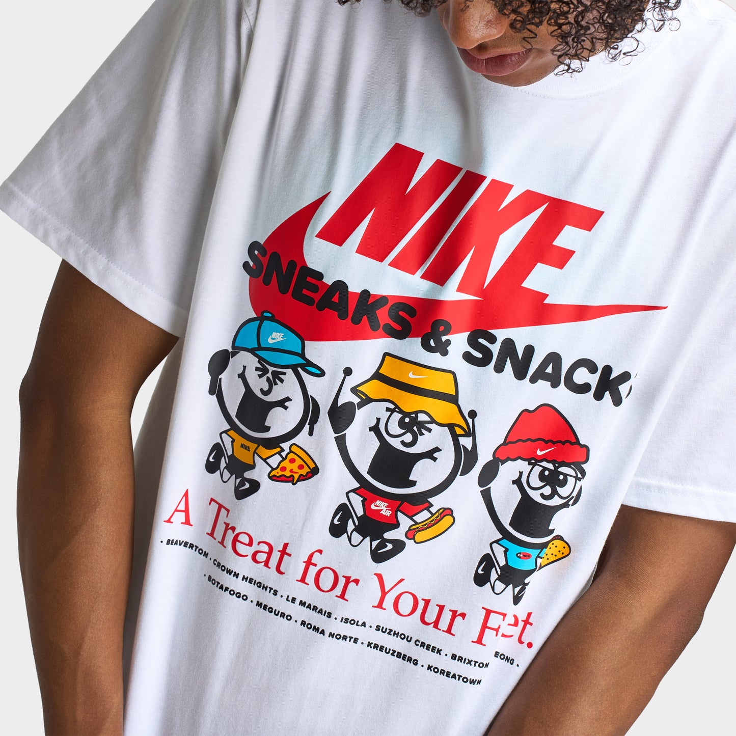 Nike Sportswear Sole Food Graphic T-Shirt / White