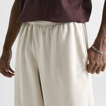 Nike Club Fleece Oversized Pantalon en tissu éponge Lt Orewood Brn / Lt Orewood Brn - Blanc