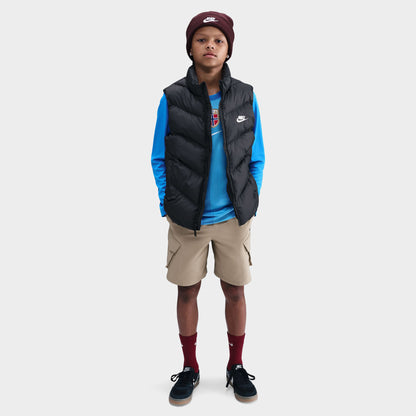 Nike Sportswear Juniors' Therma-FIT Loose-Fit Puffer Gilet / Black
