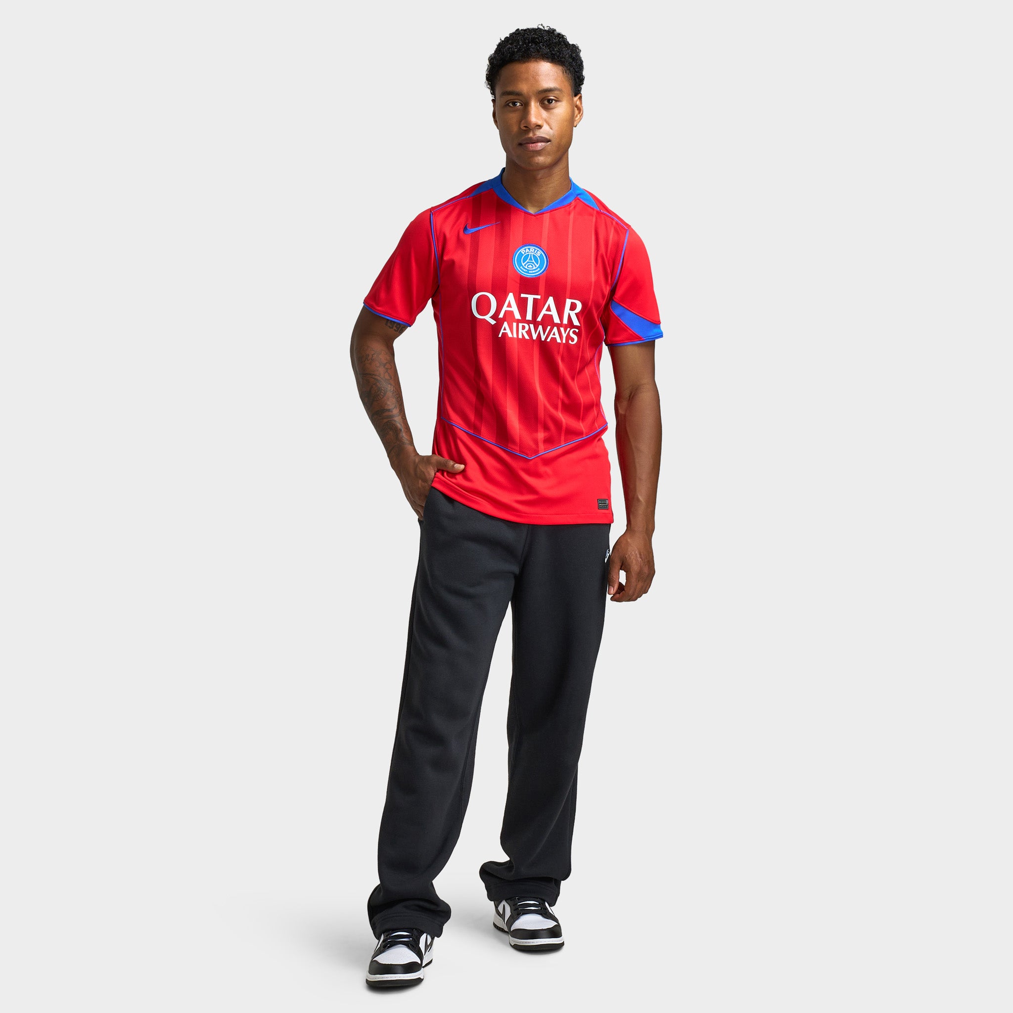 Nike PSG Dri-FIT ジャージ M レッドセットアップ Nike PSG Stad 3R Dri-FIT Jersey Global Red / Sport Red - Hyper