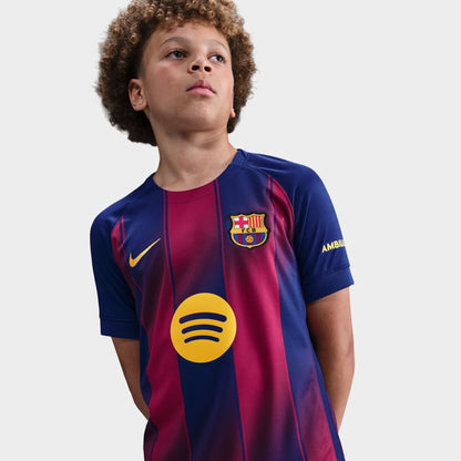 Nike Juniors' FCB 25/26 Jersey Stad / Deep Royal Blue