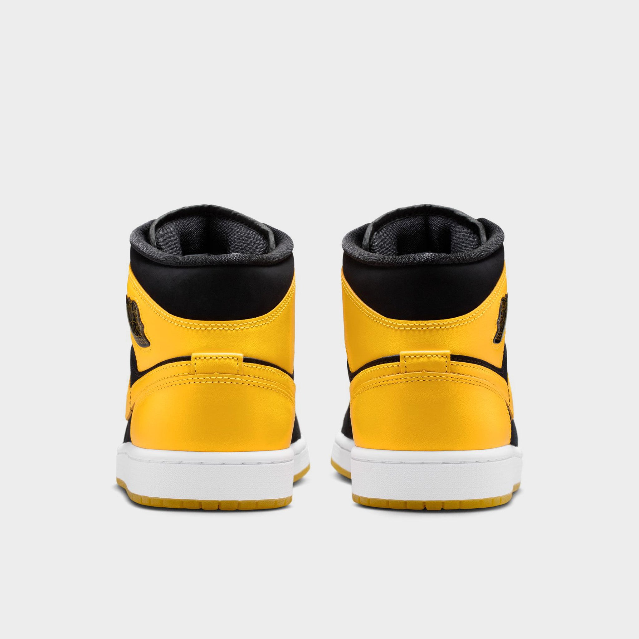 Jordan 1 Mid Black / Varsity Maize - White – JD Sports