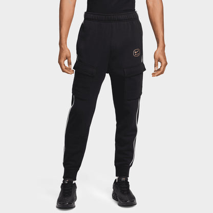 Nike Sportswear Air Max Fleece Cargo Jogger Noir / Or Métallique
