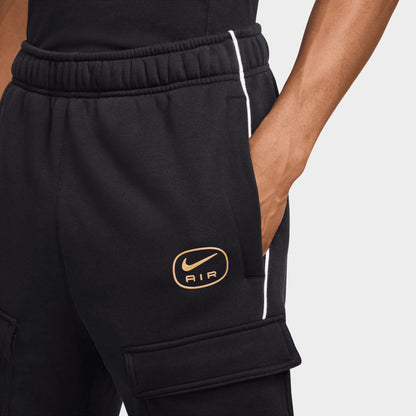 Nike Sportswear Air Max Fleece Cargo Jogger Noir / Or Métallique