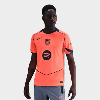 Nike FC Barcelona Dri-FIT 3R Jersey Bright Mango / Midnight Navy
