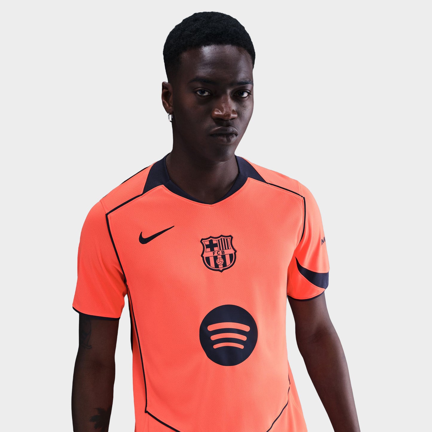 Nike FC Barcelona Dri-FIT 3R Jersey Bright Mango / Midnight Navy