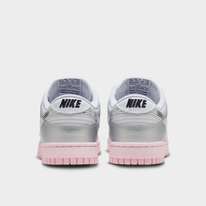 Nike Women's Dunk Low LX Photon Dust / Metallic Silver - Pink Foam
