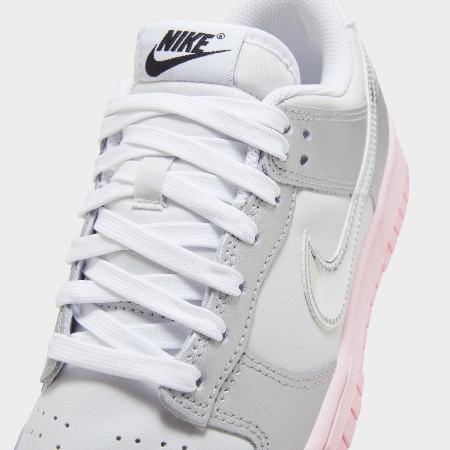 Nike Women's Dunk Low LX Photon Dust / Metallic Silver - Pink Foam