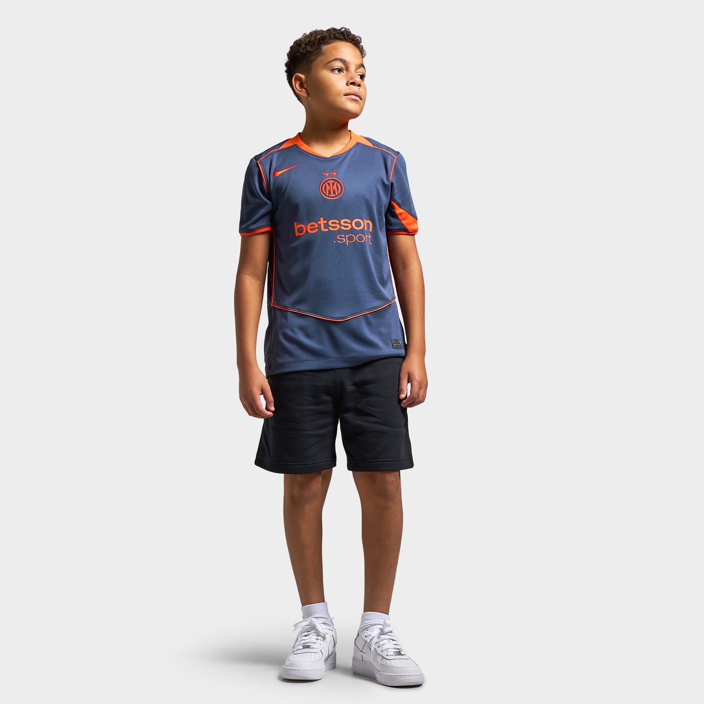 Nike Juniors' Inter 25/26 Jersey Stad 3R Thunder Blue / Safety Orange