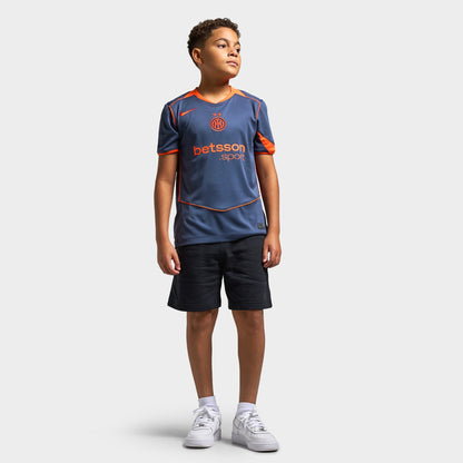 Nike Juniors' Inter 25/26 Jersey Stad 3R Thunder Blue / Safety Orange