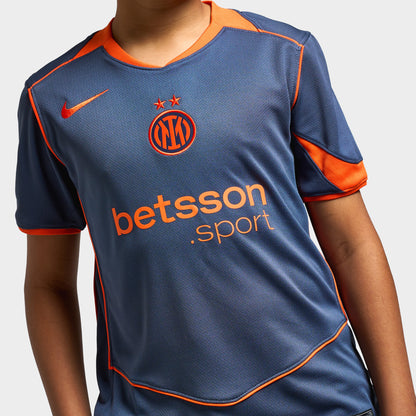 Nike Juniors' Inter 25/26 Jersey Stad 3R Thunder Blue / Safety Orange