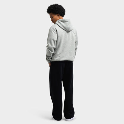 Nike NOCTA Cardinal Fleece Pullover Hoodie Dark Grey Heather / Metallic Silver - Black