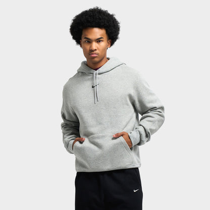 Nike NOCTA Cardinal Fleece Pullover Hoodie Dark Grey Heather / Metallic Silver - Black
