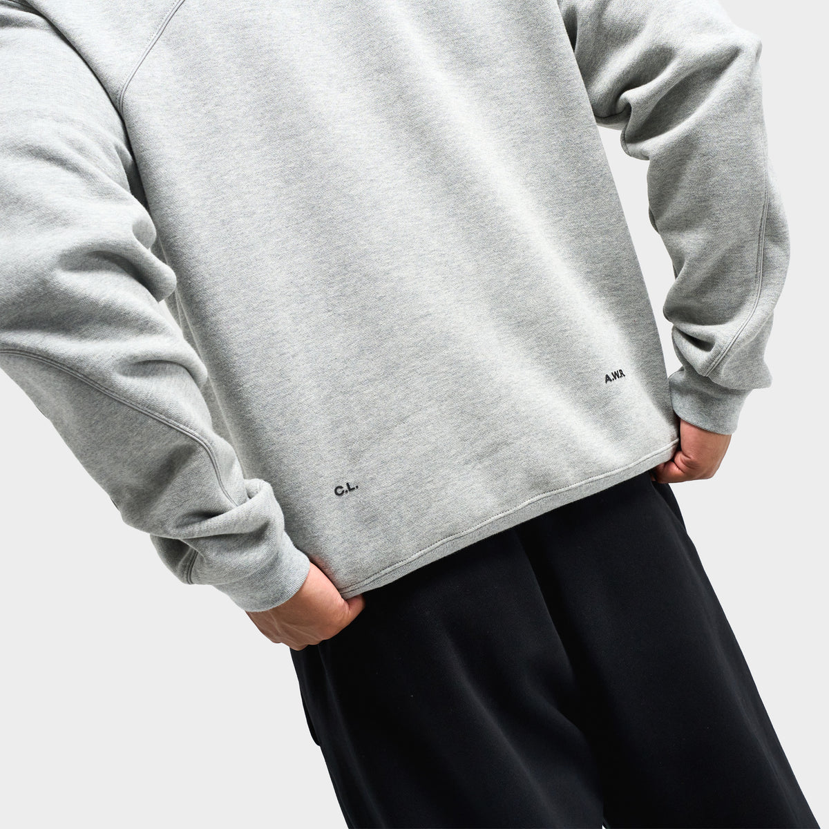 Nike NOCTA Cardinal Fleece Pullover Hoodie Dark Grey Heather / Metallic Silver - Black