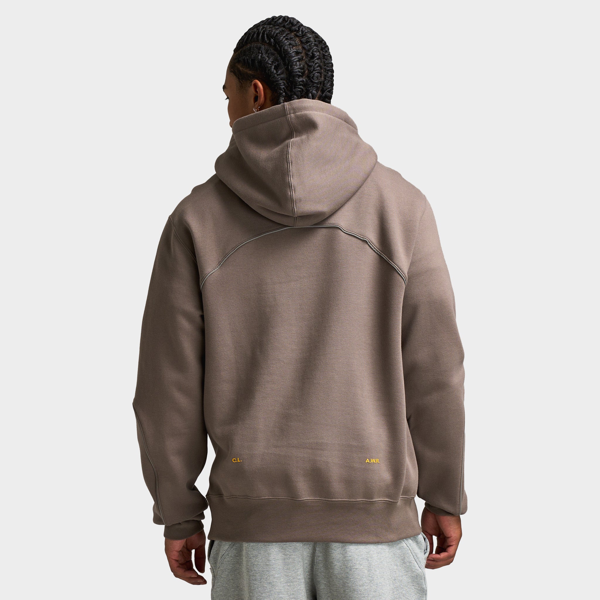 nike nrg olive grey hoodie