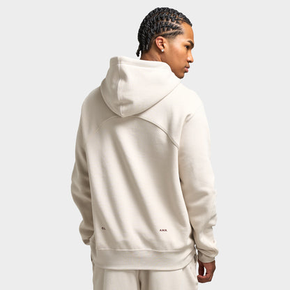 Nike NOCTA NRG Cardinal Fleece Pullover Hoodie Light Orwood Brown / Team Red