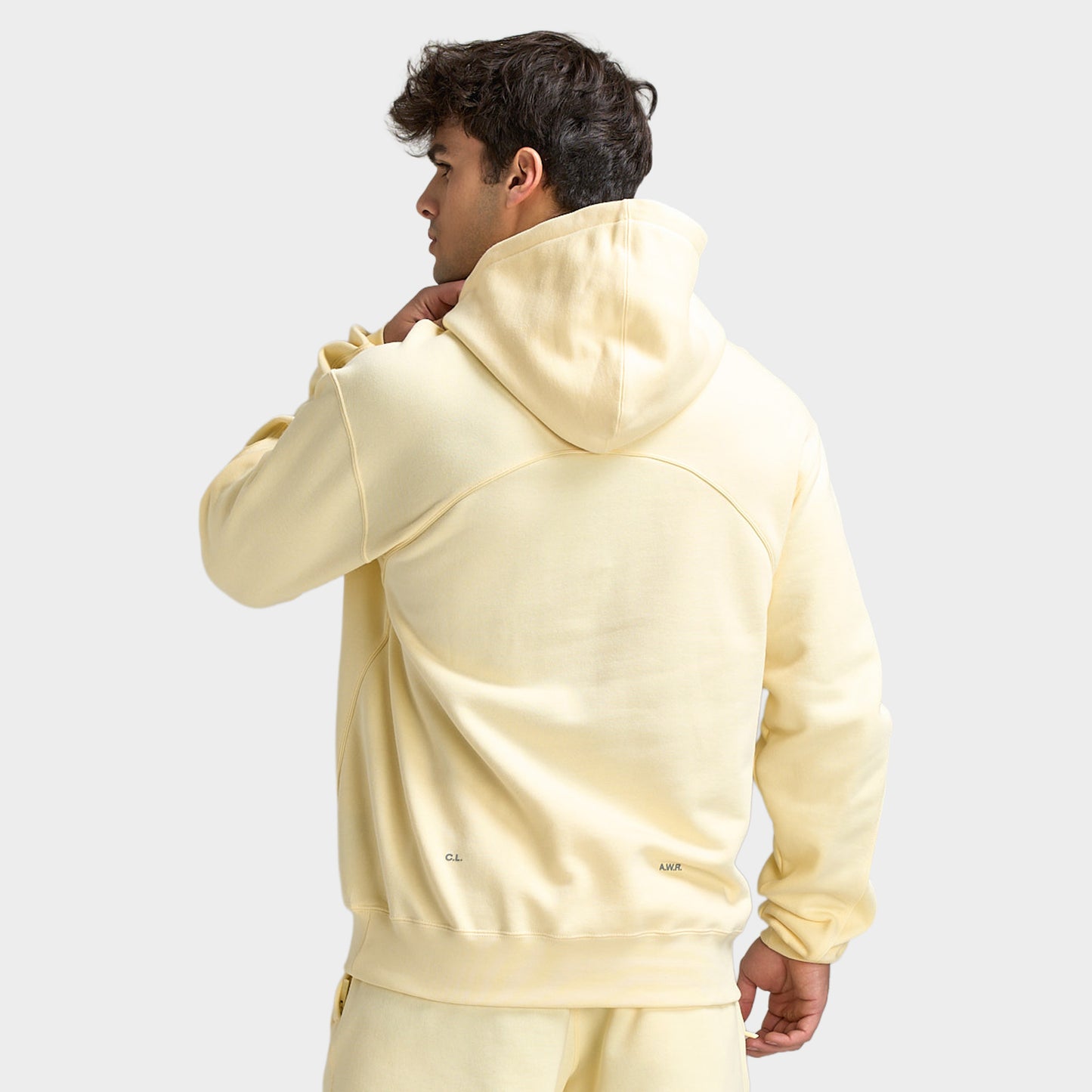 Nike Hommes NOCTA Chandail à capuche en polaire albâtre / platine