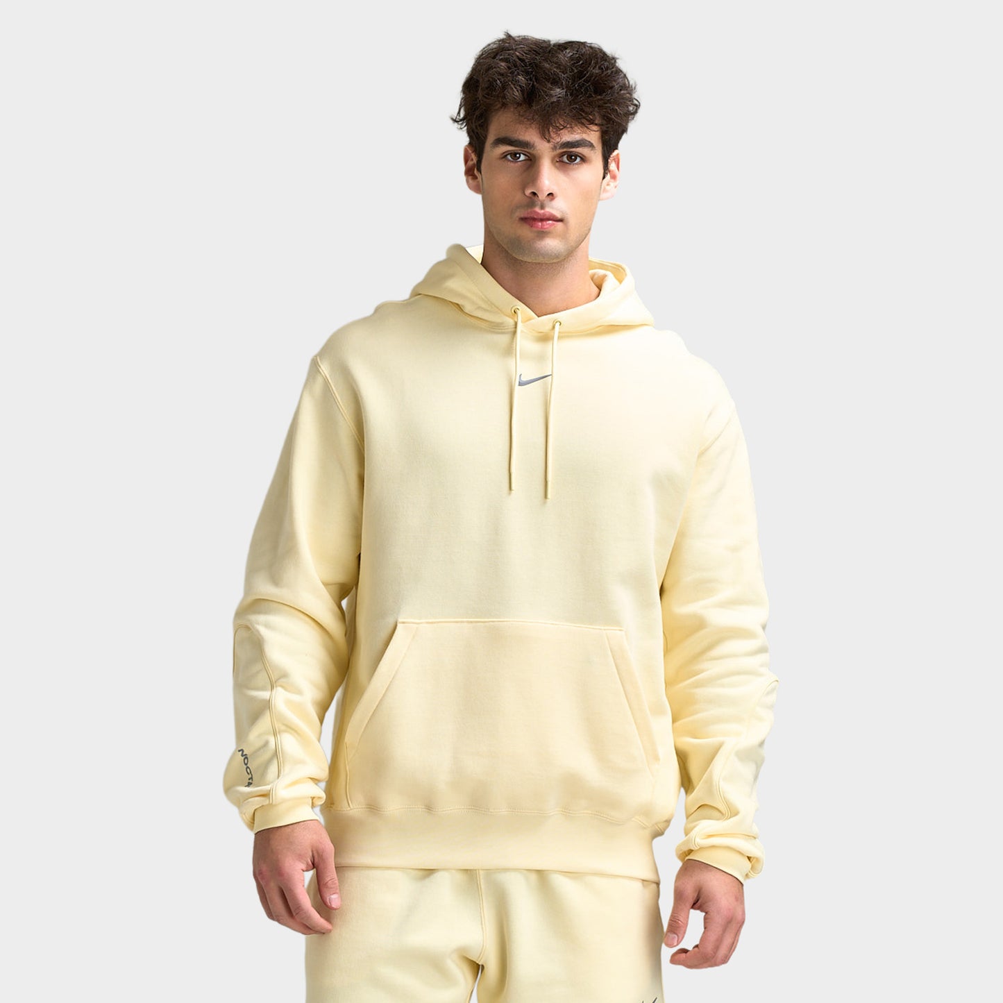 Nike Hommes NOCTA Chandail à capuche en polaire albâtre / platine