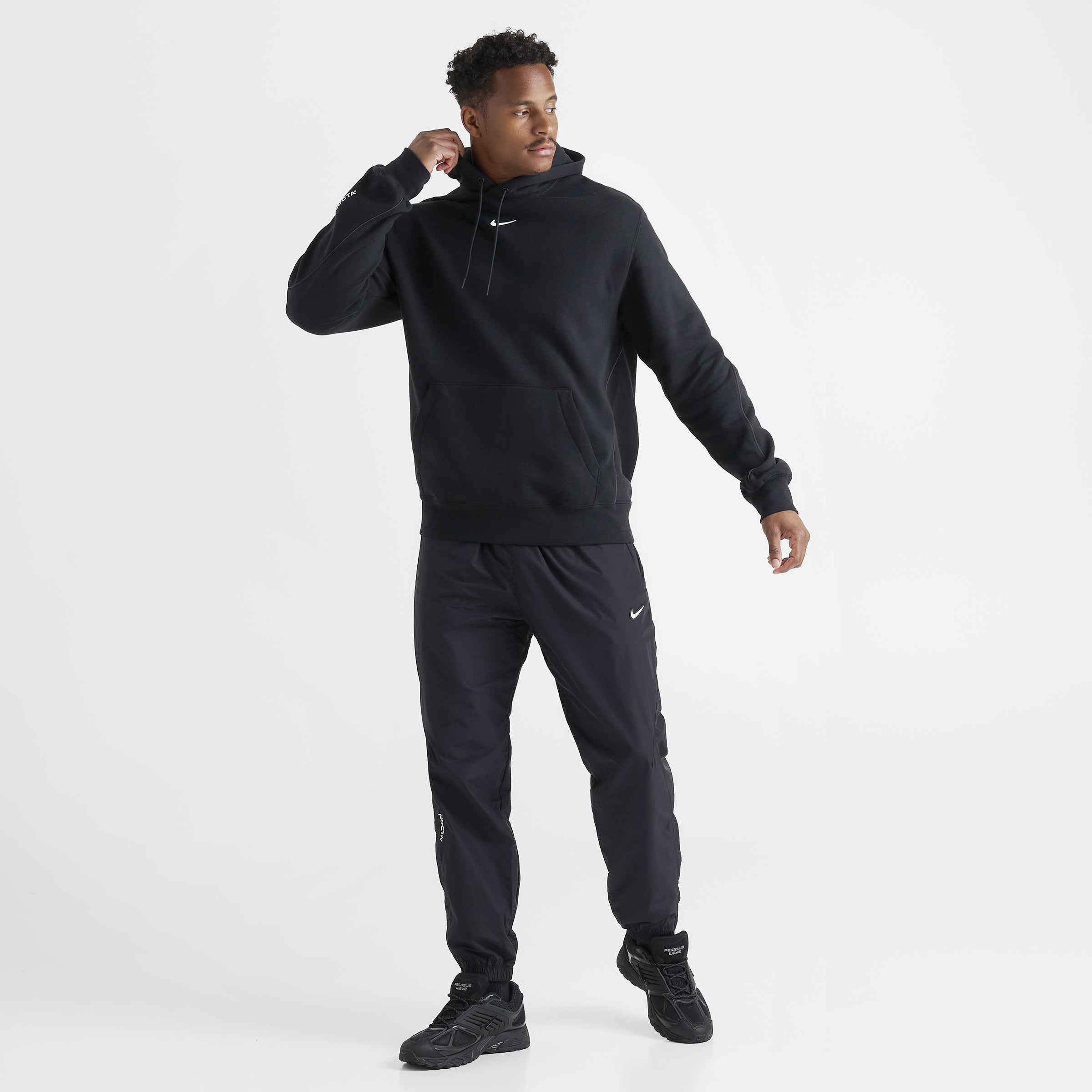 Nike NOCTA Cardinal Fleece Pullover Hoodie Black / White – JD Sports