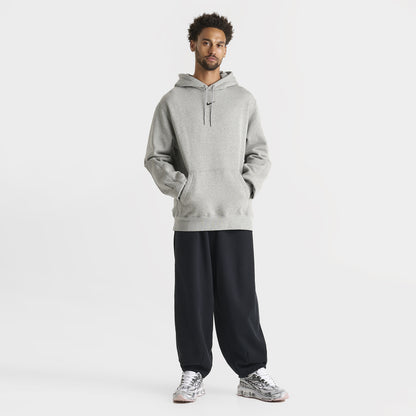 Nike NOCTA Cardinal Fleece Pullover Hoodie Dark Grey Heather / Metallic Silver - Black