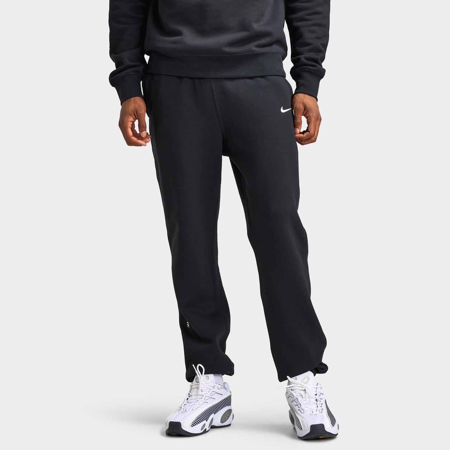  Nike NOCTA Cardinal Pantalon de survêtement en polaire Noir / Noir - Blanc