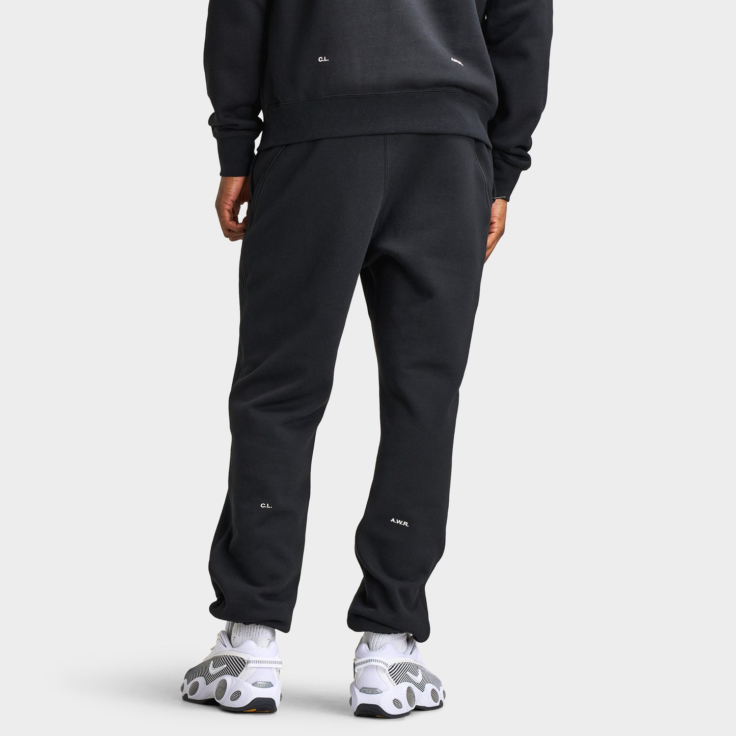  Nike NOCTA Cardinal Pantalon de survêtement en polaire Noir / Noir - Blanc