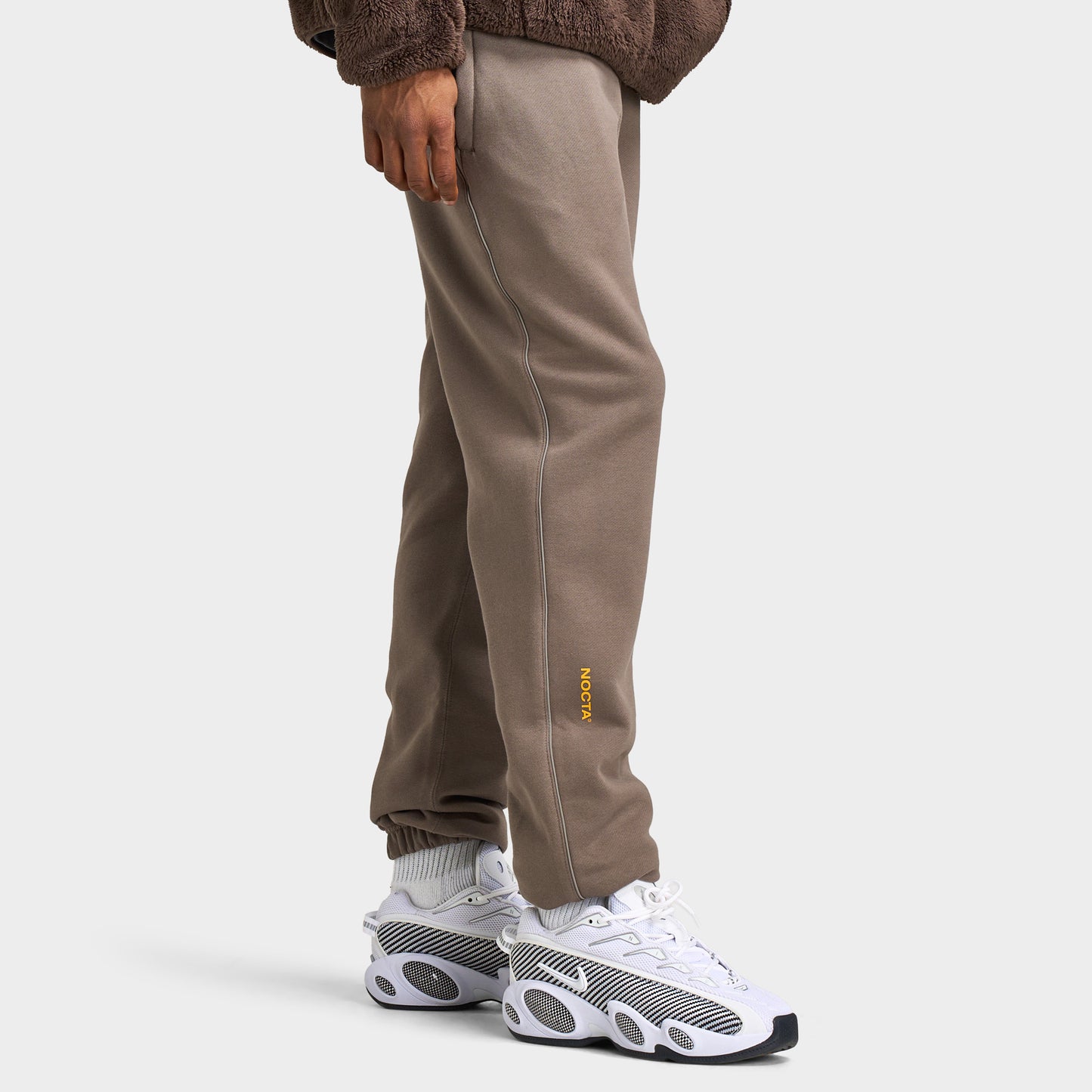 Nike NOCTA Fleece CS Pants Olive Grey / Yellow Ochre