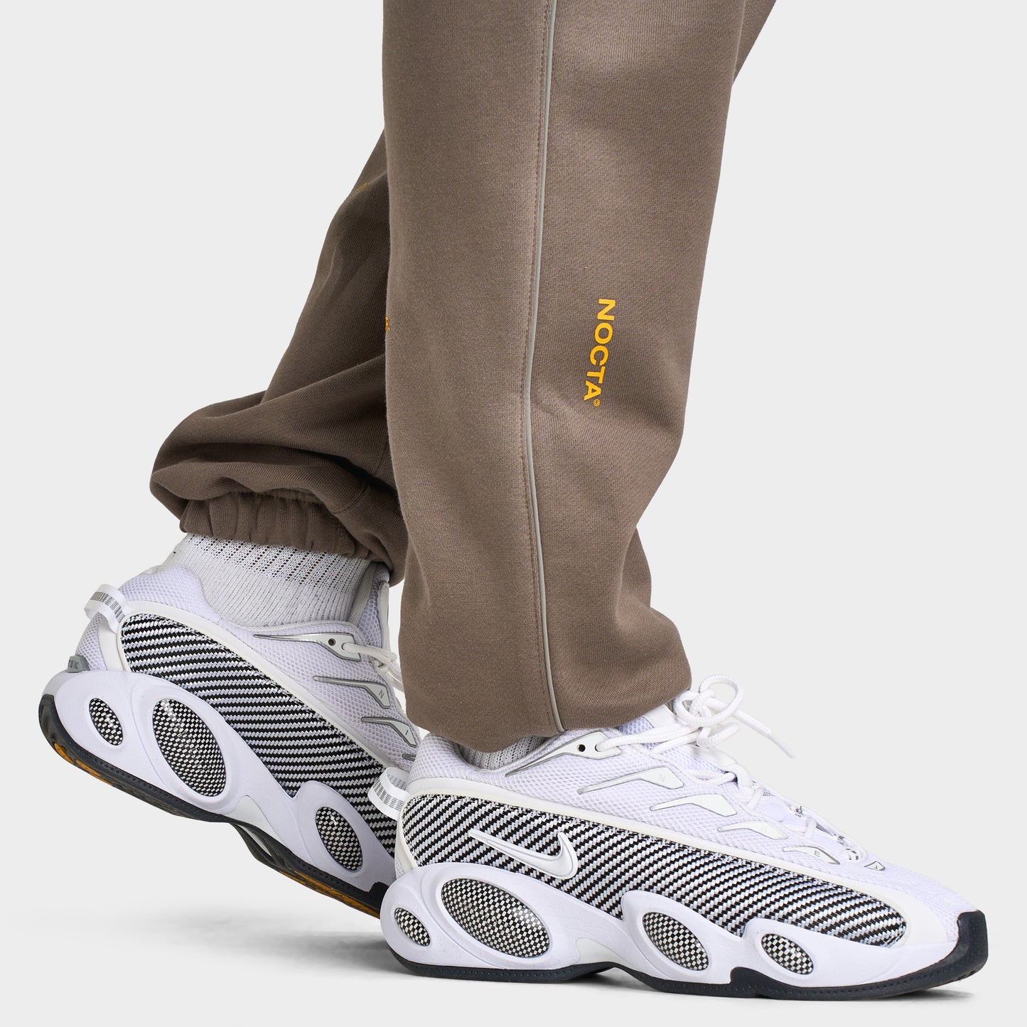 Nike NOCTA Fleece CS Pants Olive Grey / Yellow Ochre