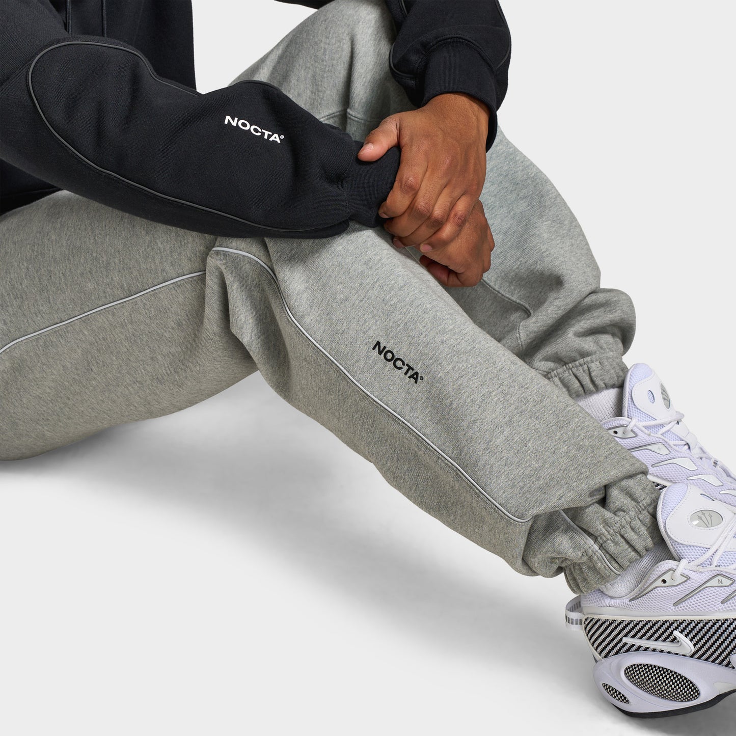Nike NOCTA Cardinal Fleece Sweatpants Dark Heather Grey / Black