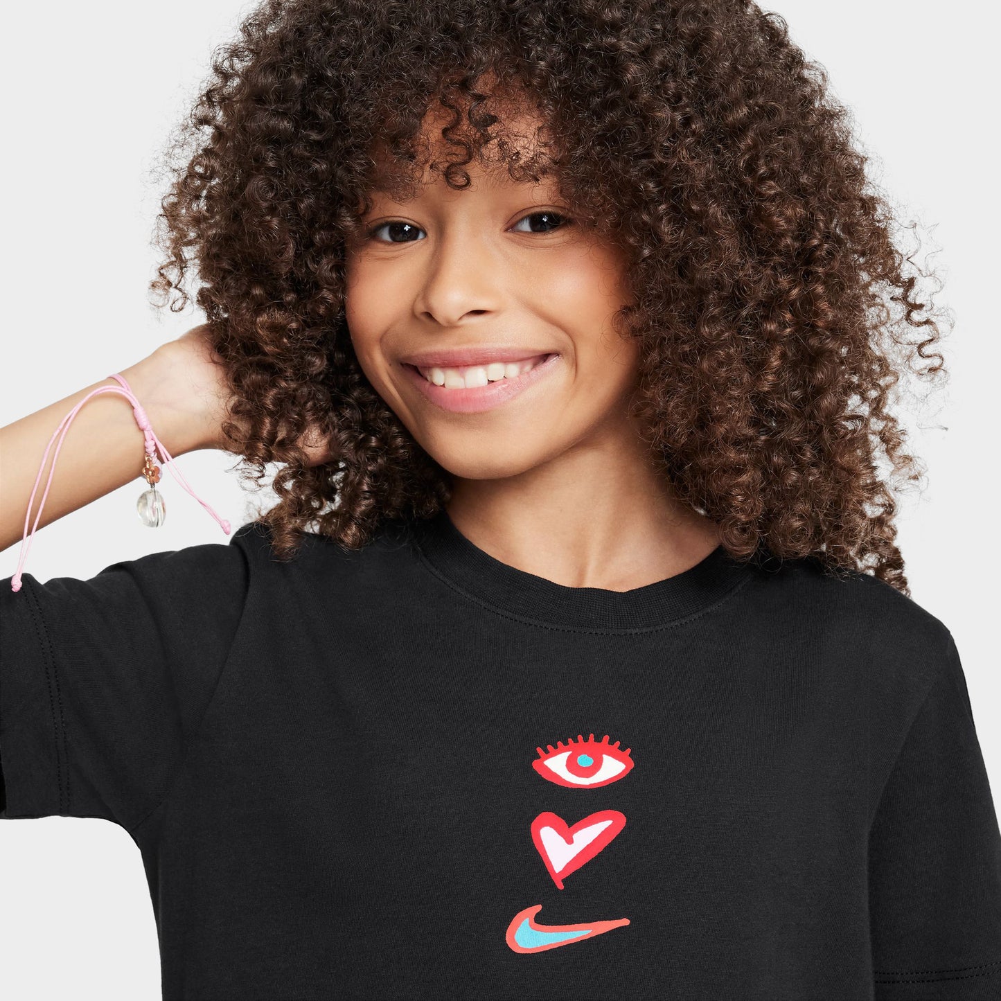Nike Sportswear Juniors' Be Mine T-Shirt / Black