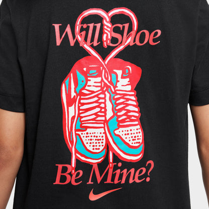 Nike Sportswear Juniors' Be Mine T-Shirt / Black