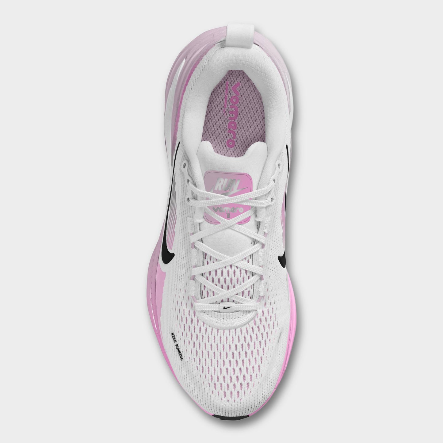 Nike Vomero 18 Femme Blanc / Noir - Lilas délavé