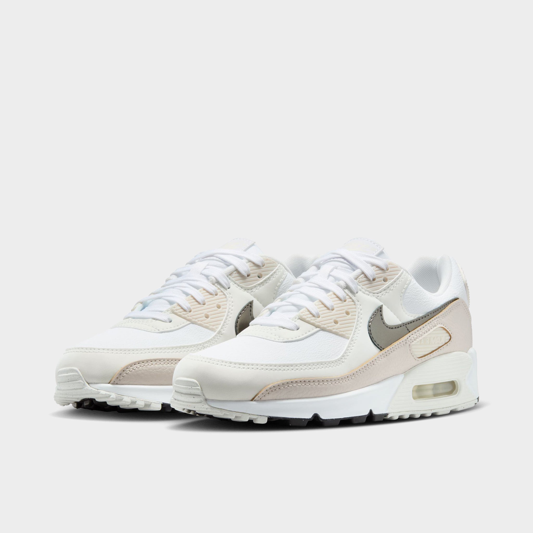 Nike Air Max 90 27.5センチ ホワイト/ブラウン Nike Women's Air Max 90 White / Flat Pewter - Light Orewood Brown